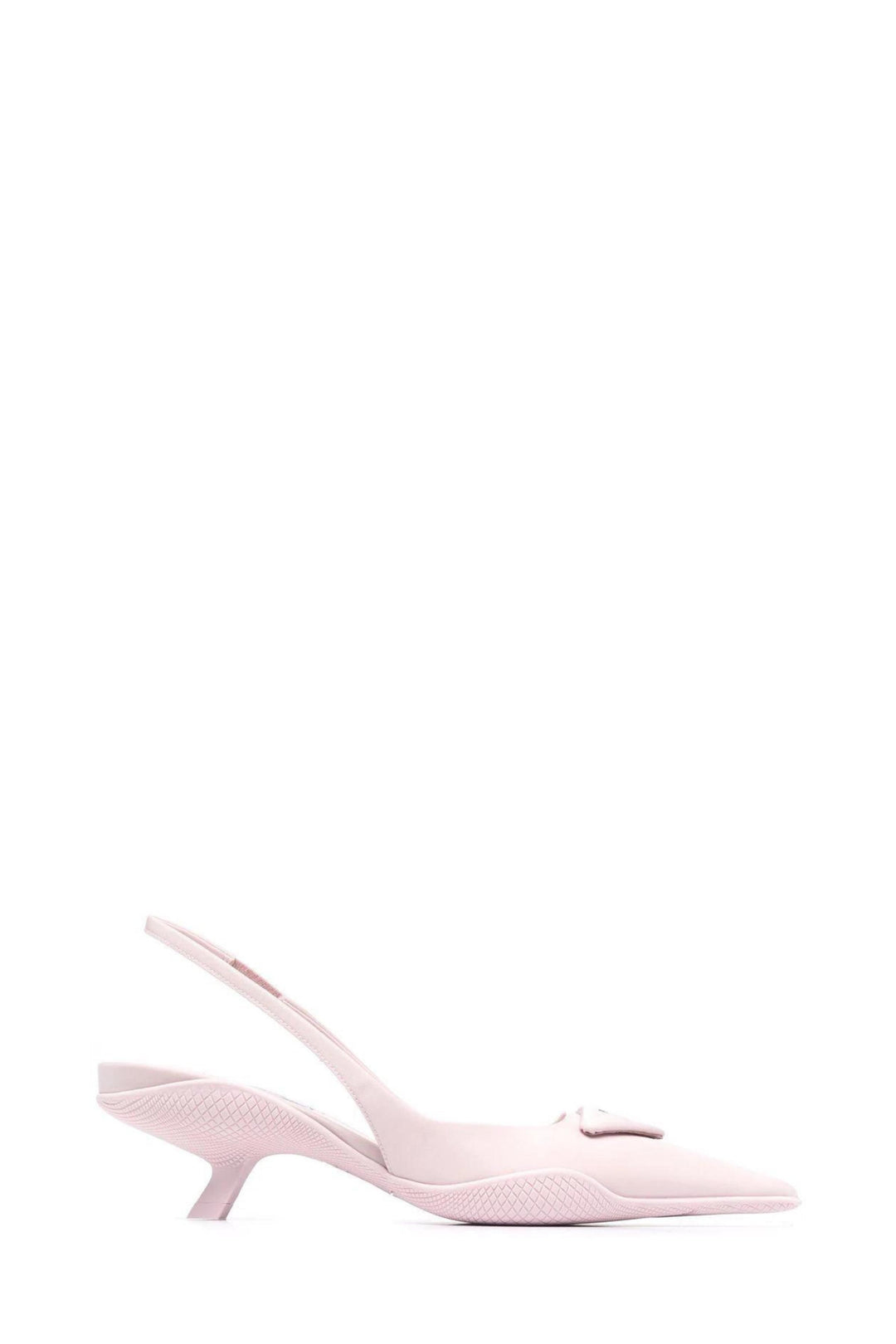 Décolleté Slingback in Nylon Rosa