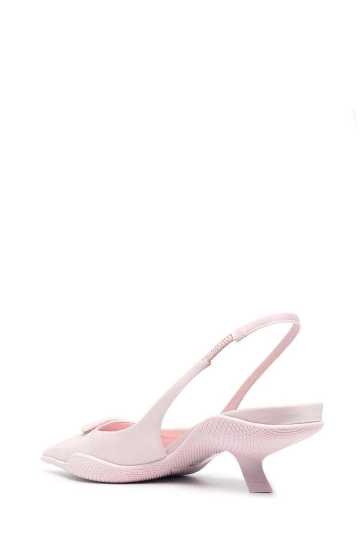 Décolleté Slingback in Nylon Rosa