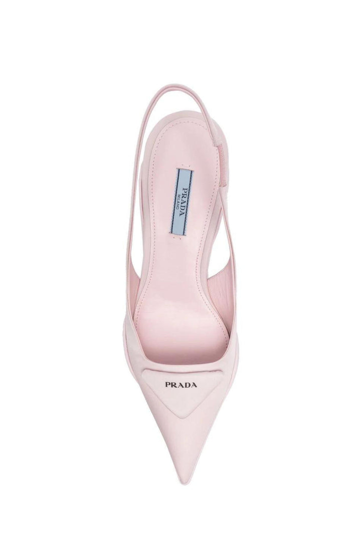 Décolleté Slingback in Nylon Rosa