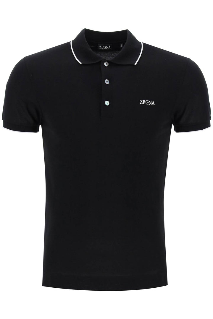 Polo Slim Fit In Cotone Stretch - Zegna - Uomo