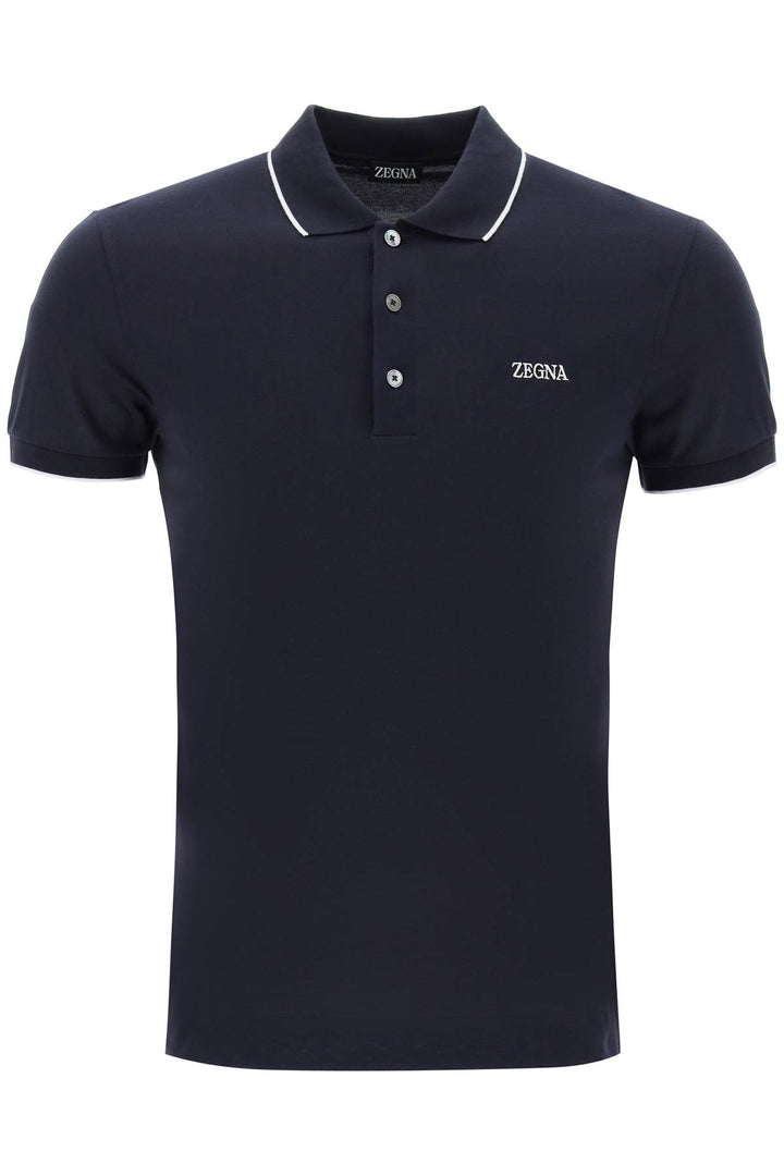 Polo Slim Fit In Cotone Stretch - Zegna - Uomo