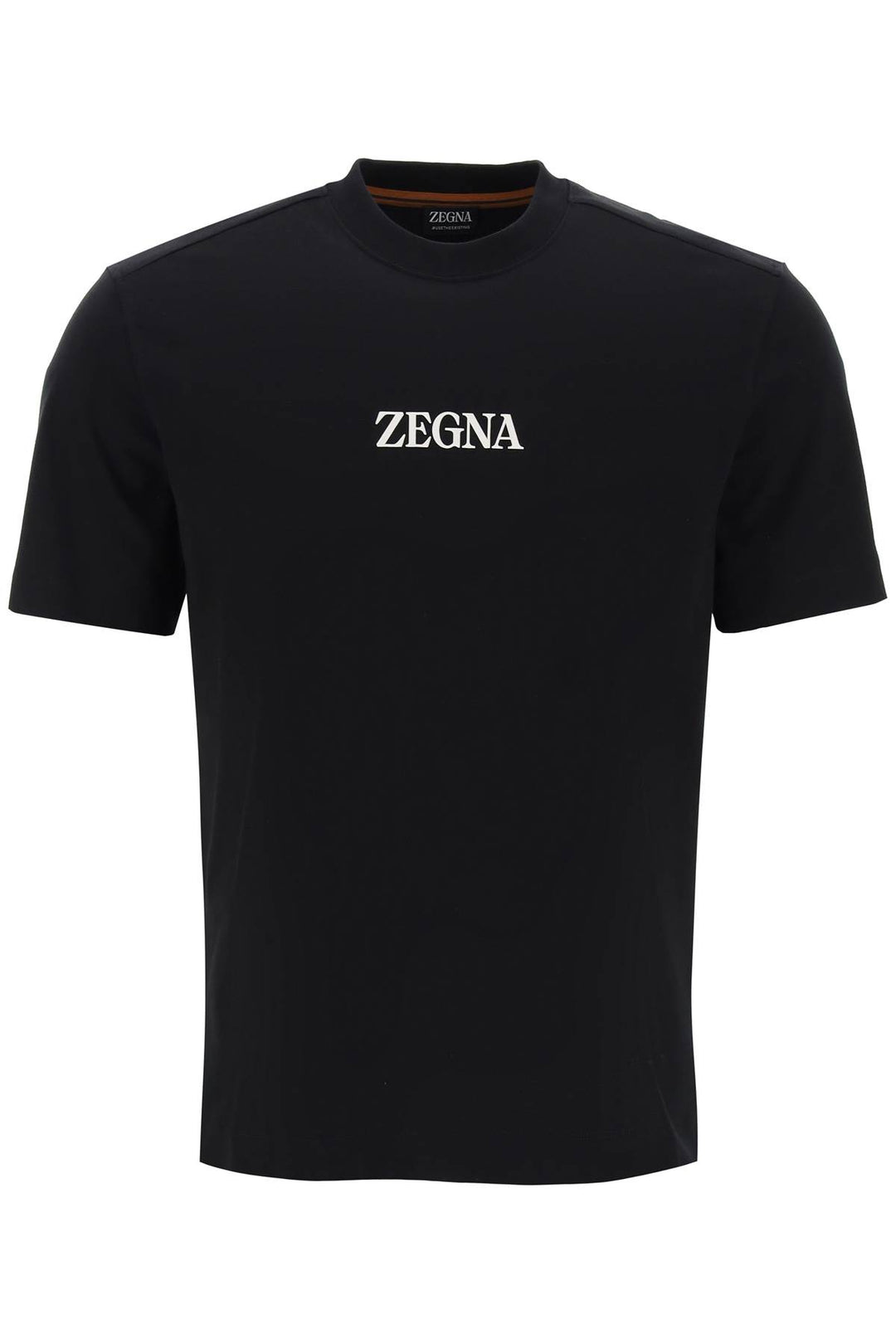 T Shirt Con Logo Gommato - Zegna - Uomo