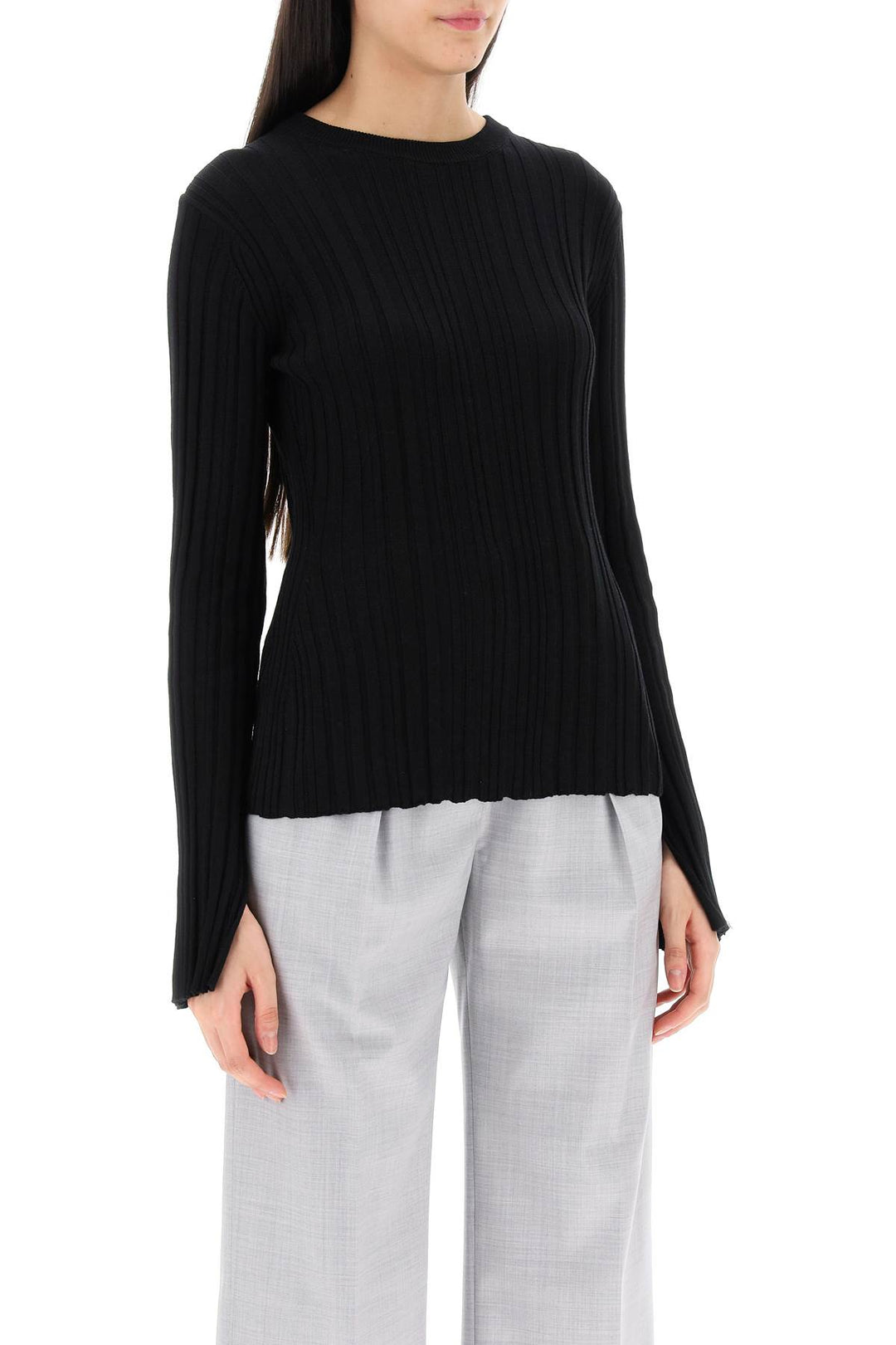 Pullover Girocollo Evie A Costine - Loulou Studio - Donna