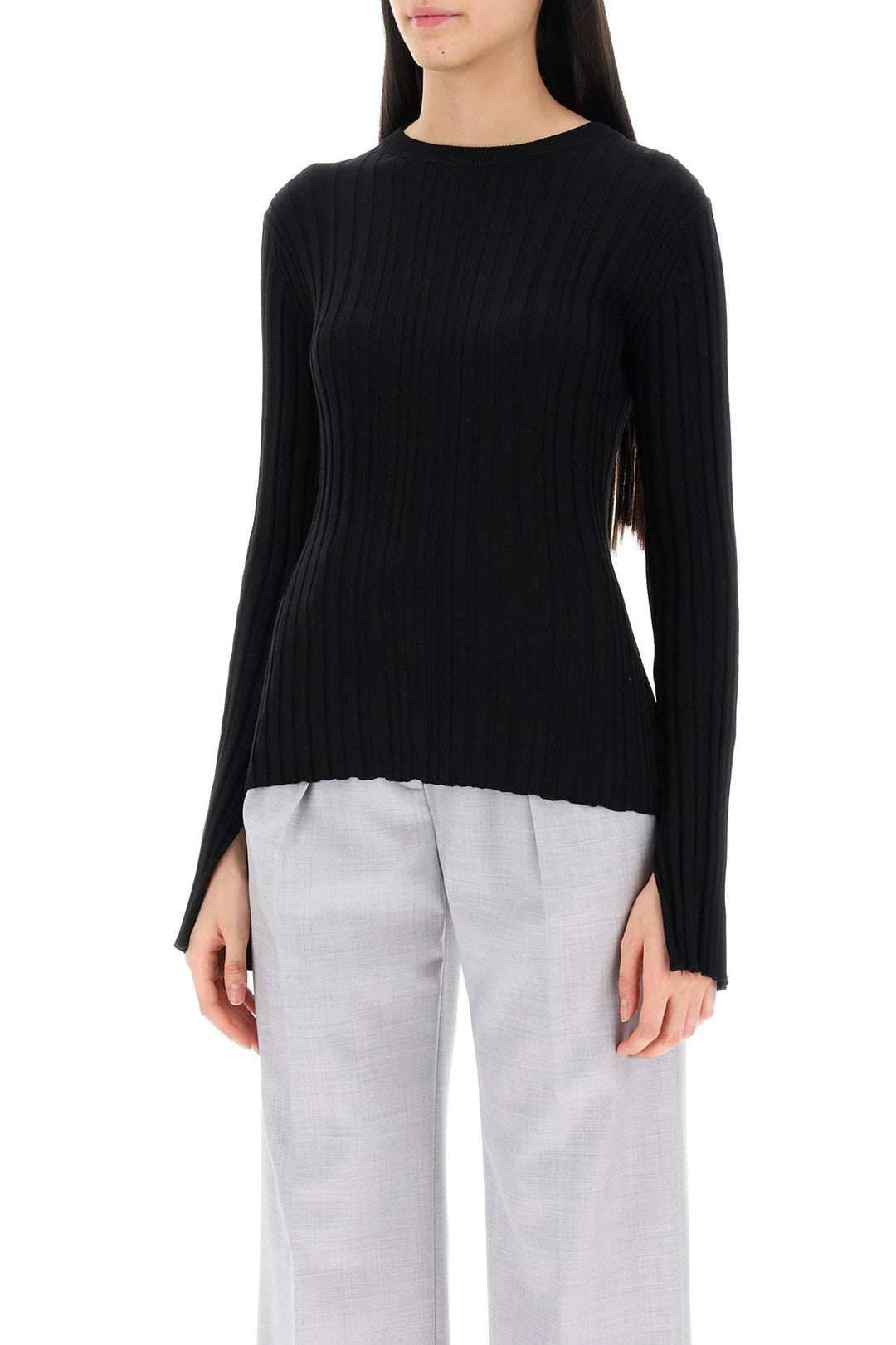 Pullover Girocollo Evie A Costine - Loulou Studio - Donna