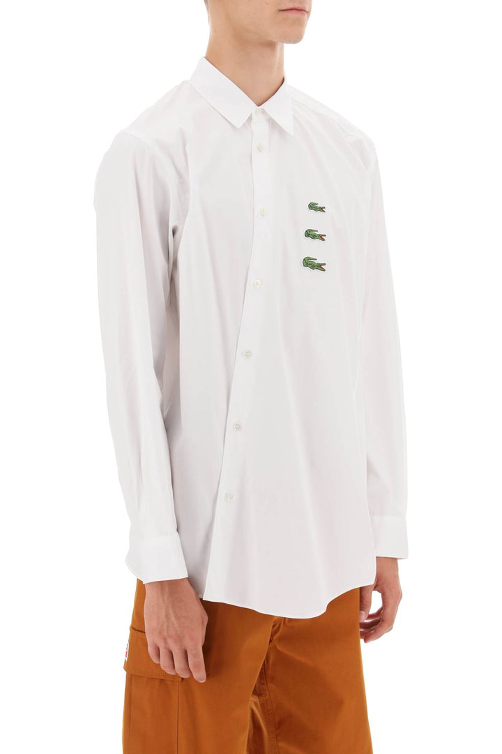 Camicia Con Taglio Sbieco X Lacoste - Comme Des Garçons Shirt - Uomo