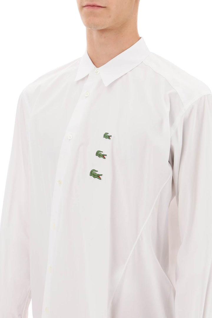 Camicia Con Taglio Sbieco X Lacoste - Comme Des Garçons Shirt - Uomo