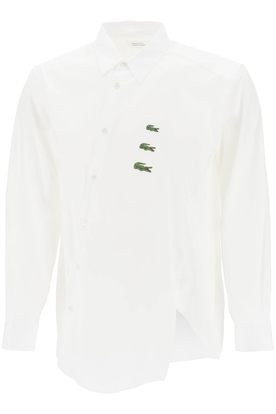 Camicia Con Taglio Sbieco X Lacoste - Comme Des Garçons Shirt - Uomo