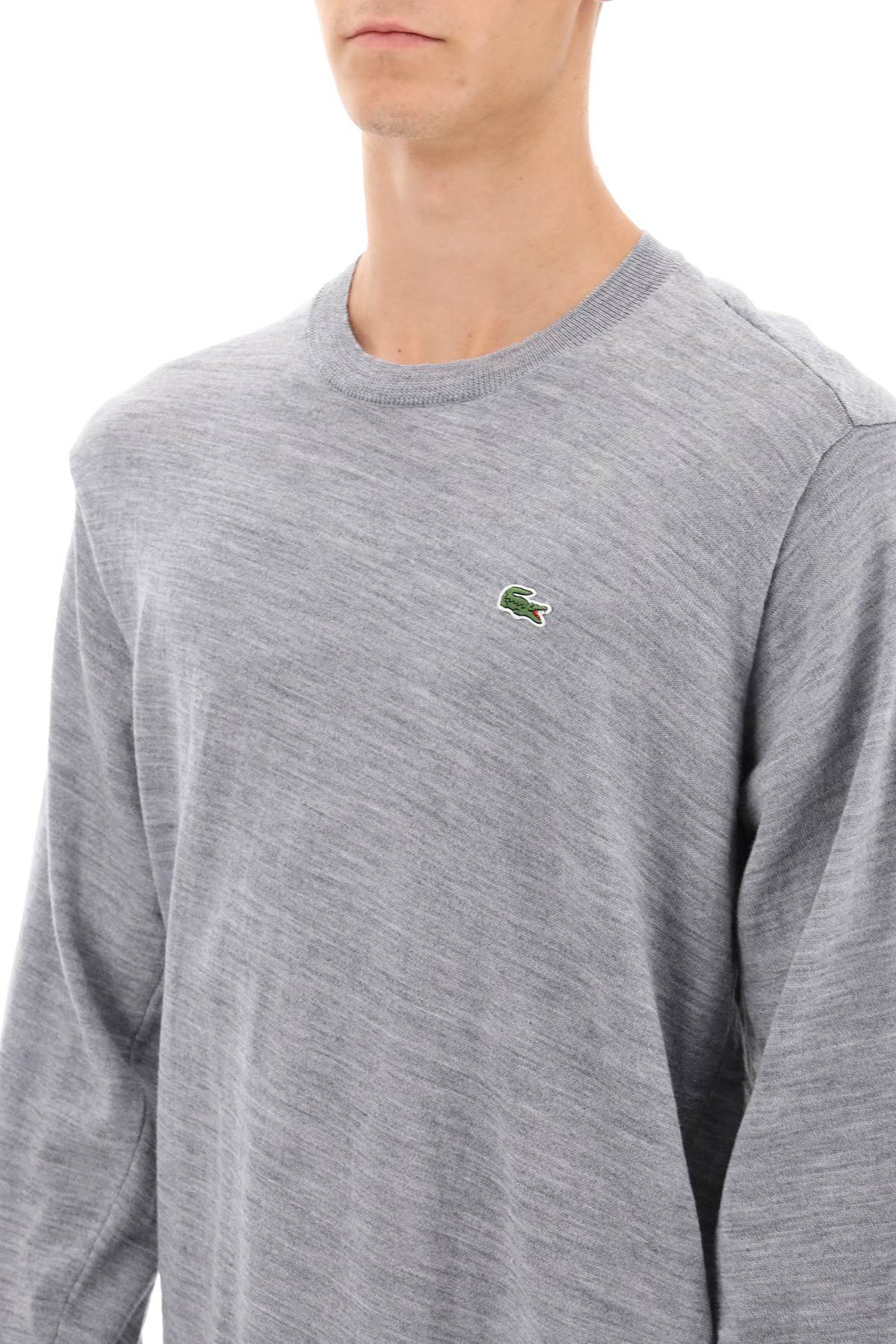 Pullover Con Taglio Sbieco X Lacoste - Comme Des Garçons Shirt - Uomo