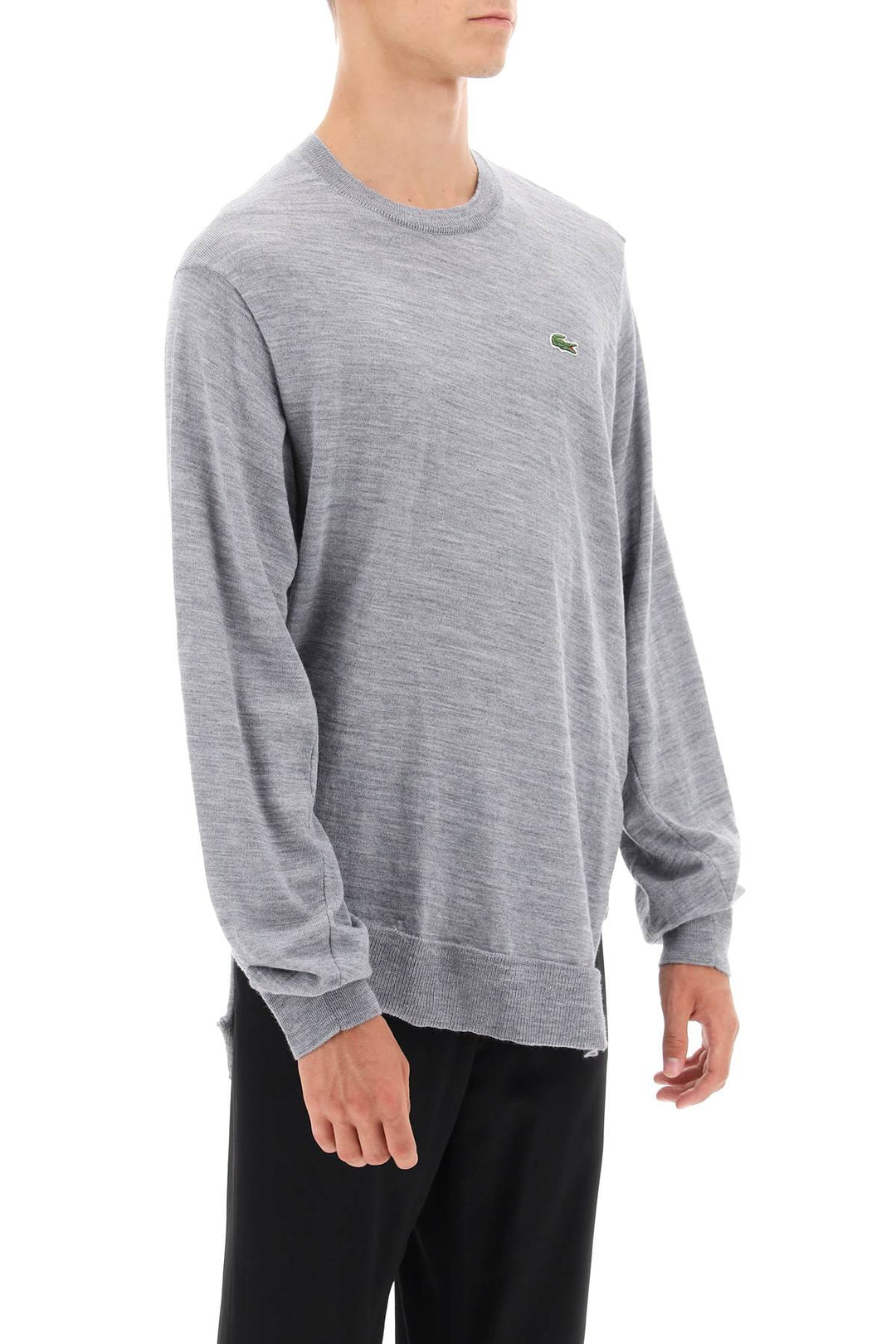 Pullover Con Taglio Sbieco X Lacoste - Comme Des Garçons Shirt - Uomo