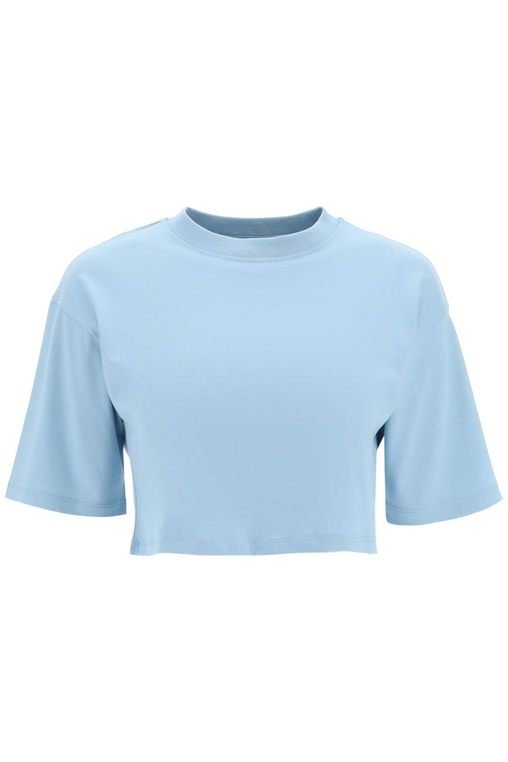 T Shirt Cropped 'Gupo' In Cotone Mercerizzato - Loulou Studio - Donna