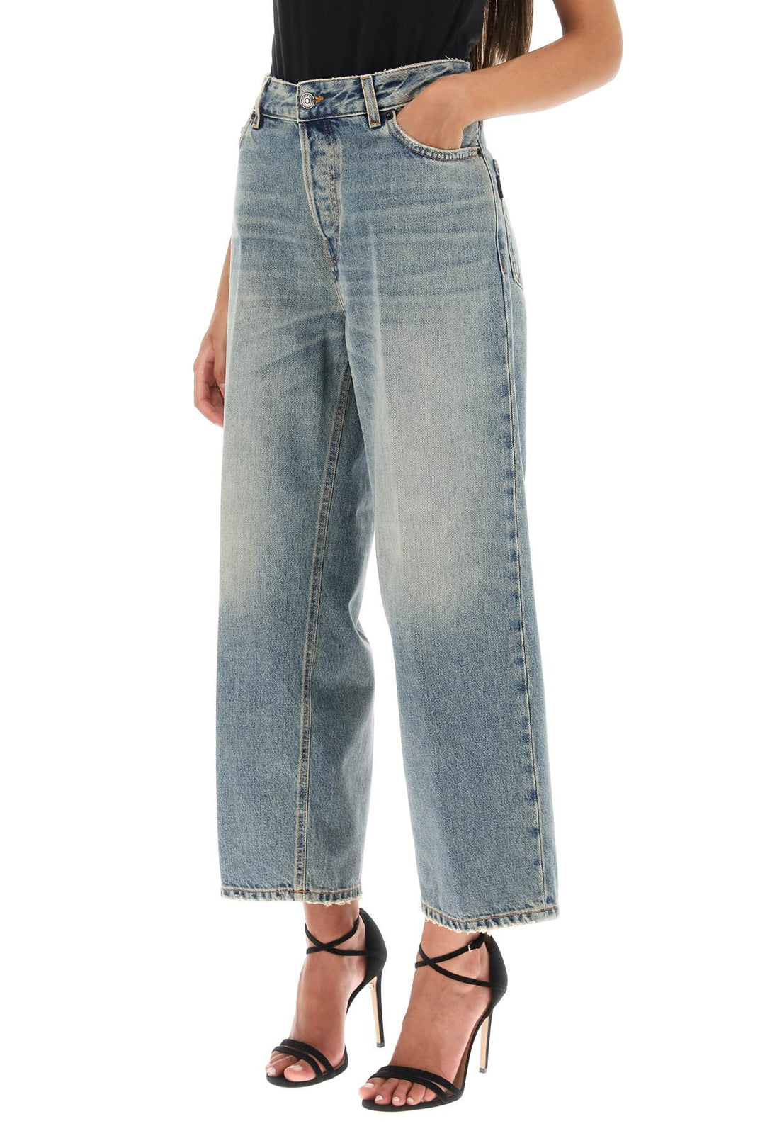 Jeans Cropped A Gamba Dritta 'Betty' - Haikure - Donna