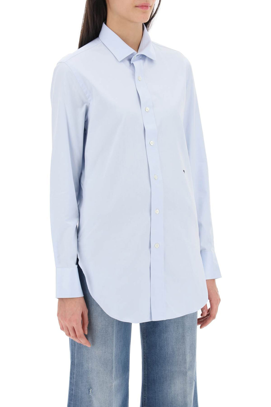 Camicia In Twill Di Cotone - Homme Girls - Donna