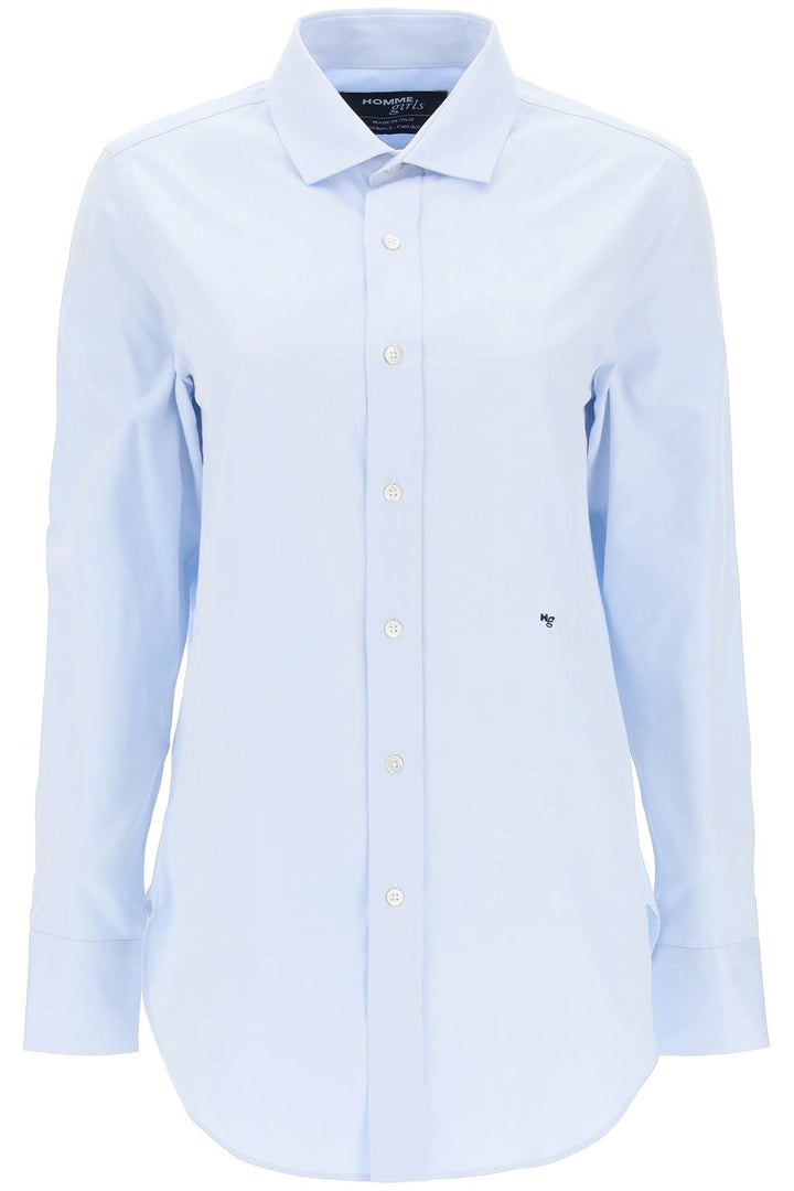 Camicia In Twill Di Cotone - Homme Girls - Donna