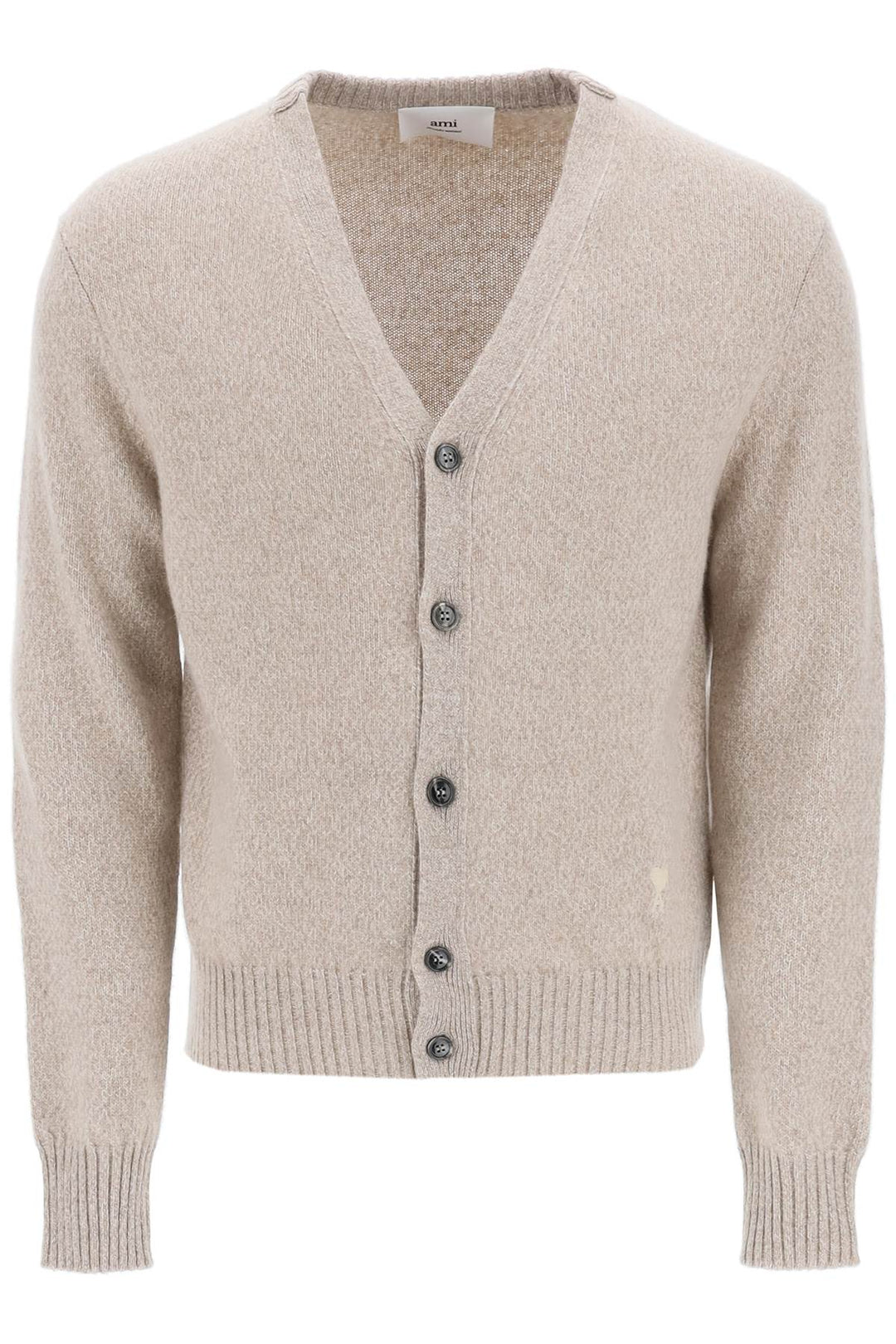 Cardigan In Cashmere Mélange - Ami Paris - Uomo