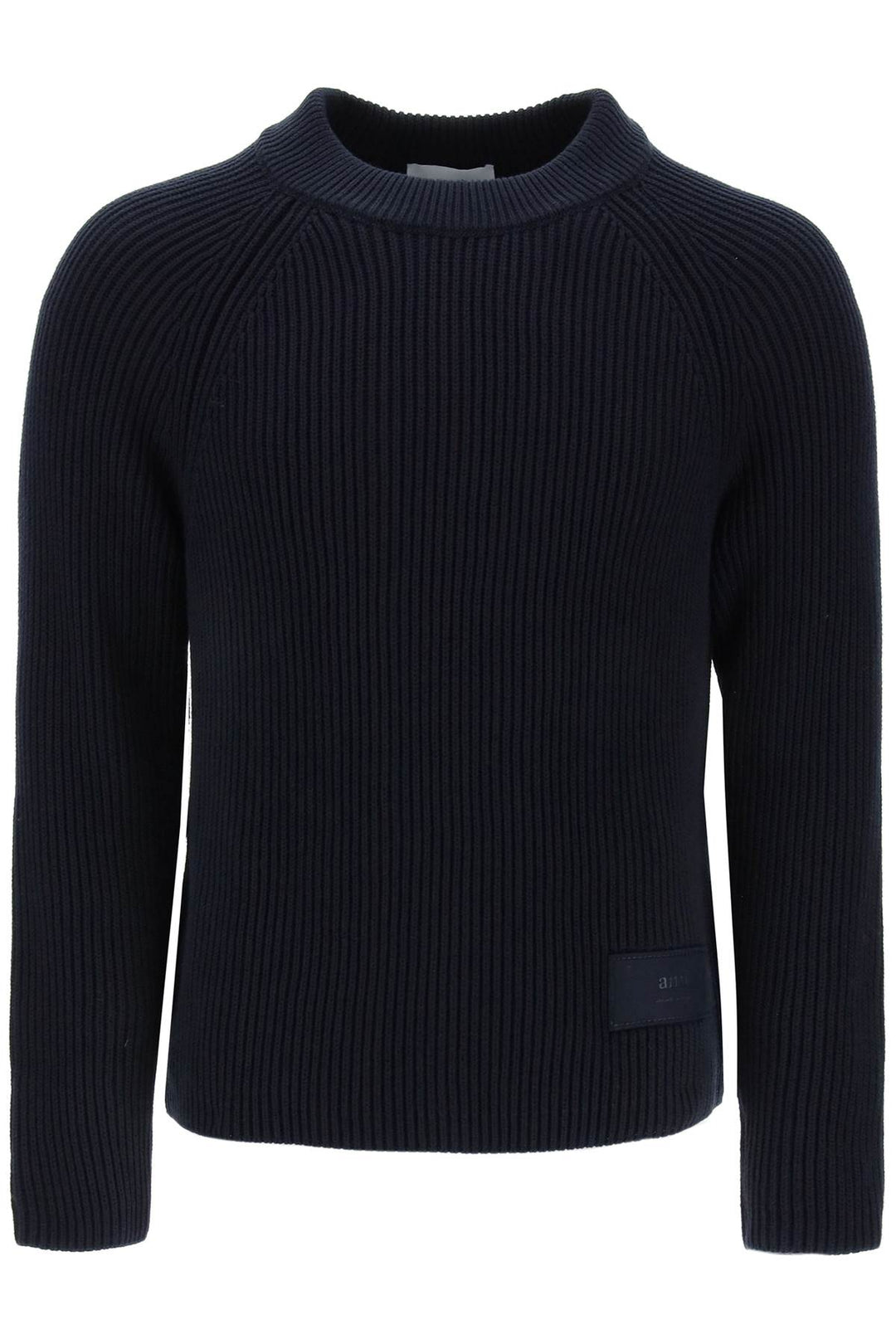 Pullover Girocollo In Lana E Cotone - Ami Paris - Uomo