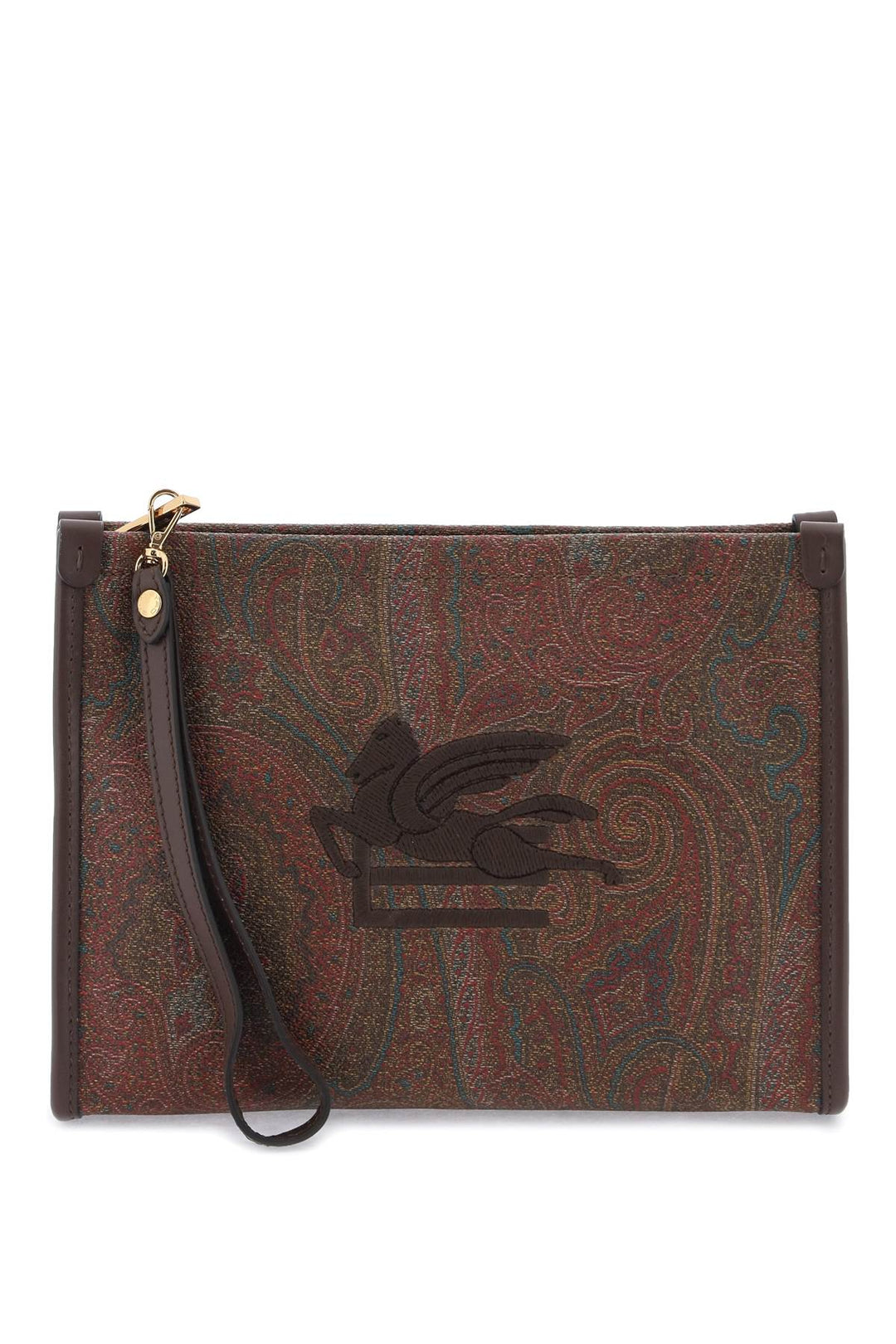 Pouch In Paisley Con Ricamo - Etro - Donna