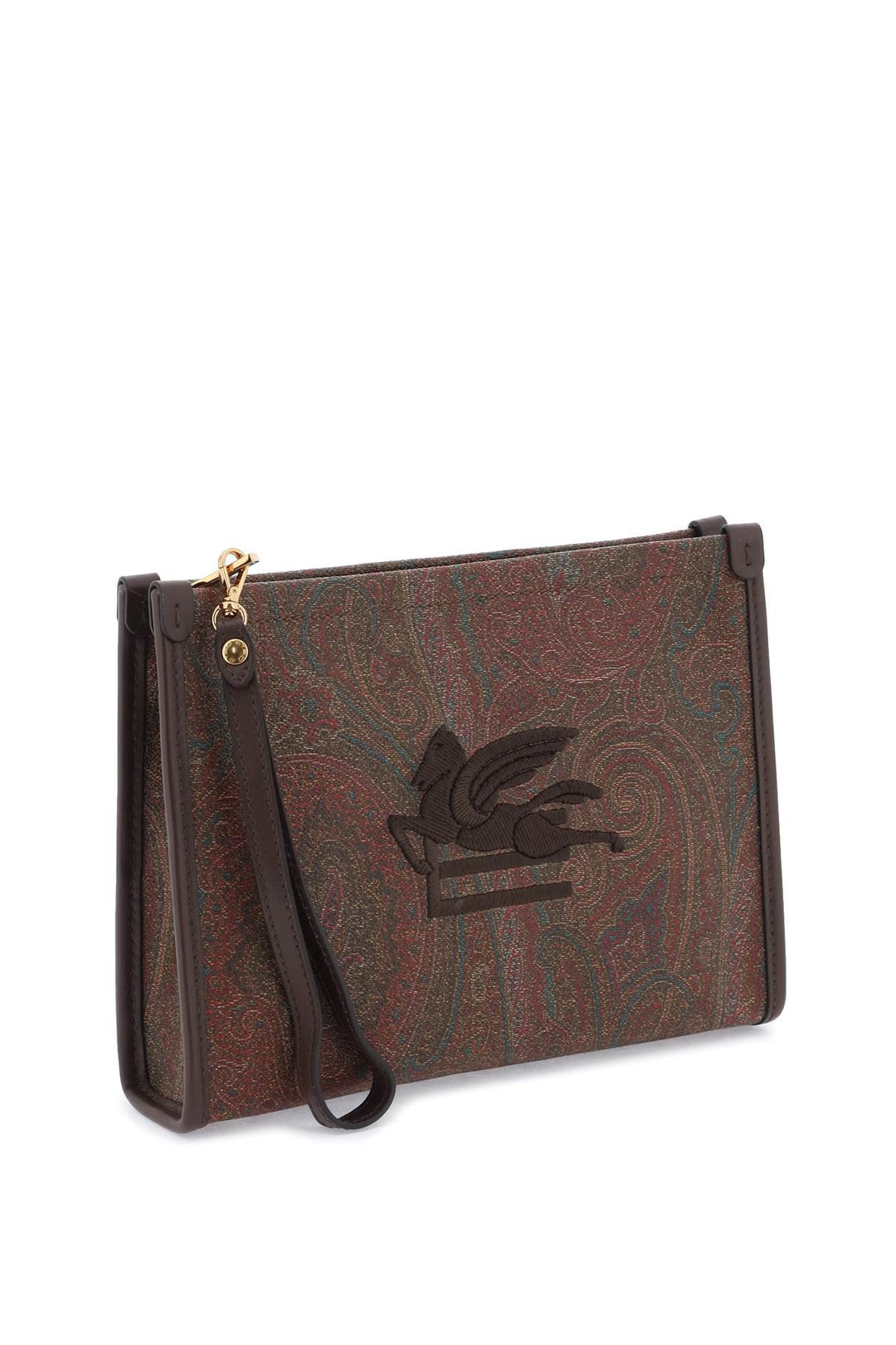 Pouch In Paisley Con Ricamo - Etro - Donna