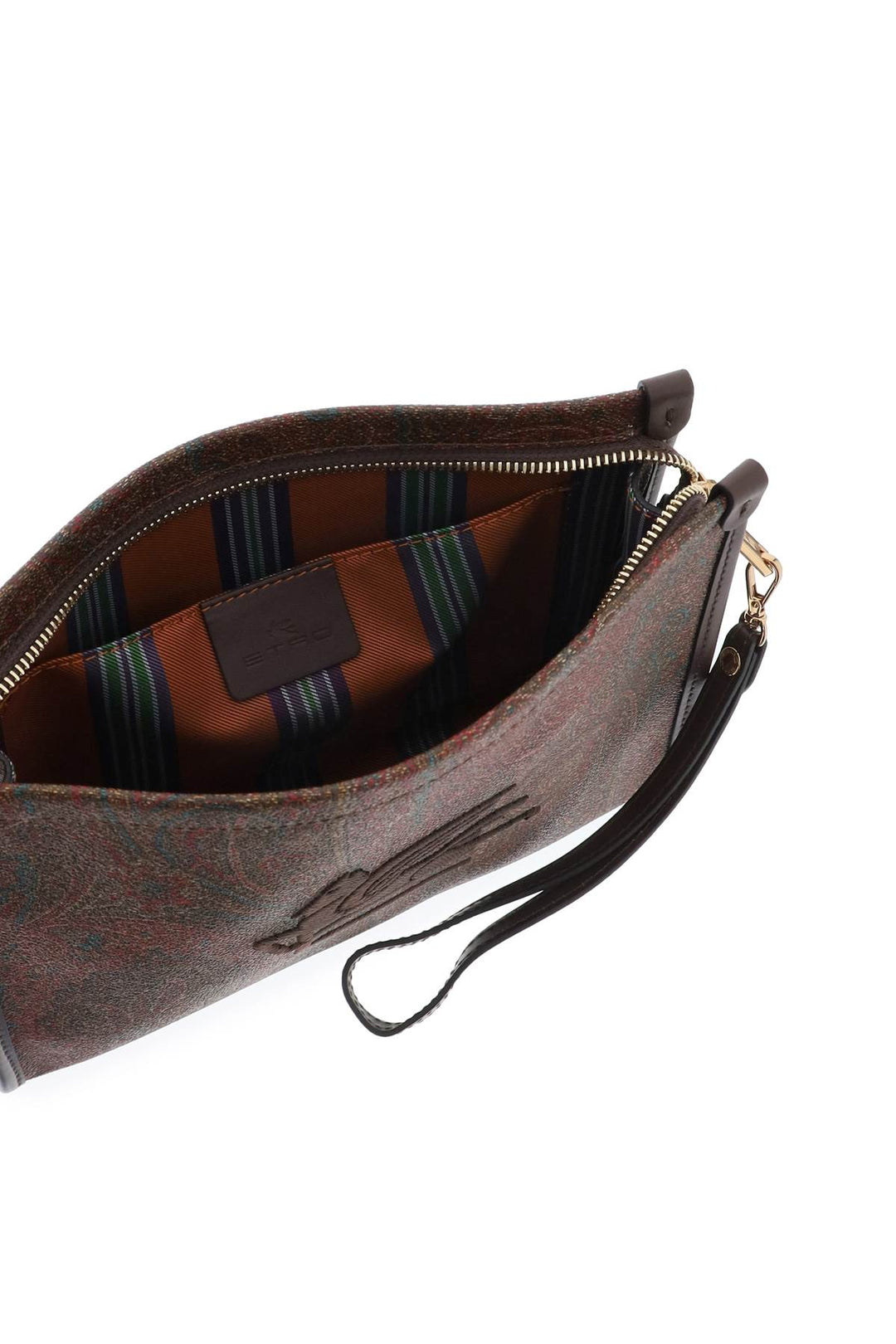 Pouch In Paisley Con Ricamo - Etro - Donna