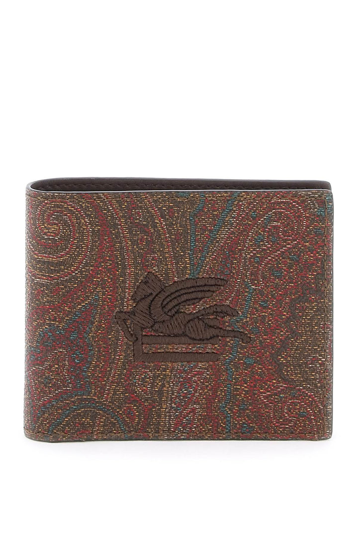 Portafoglio Bifold Paisley Con Logo Pegaso - Etro - Donna