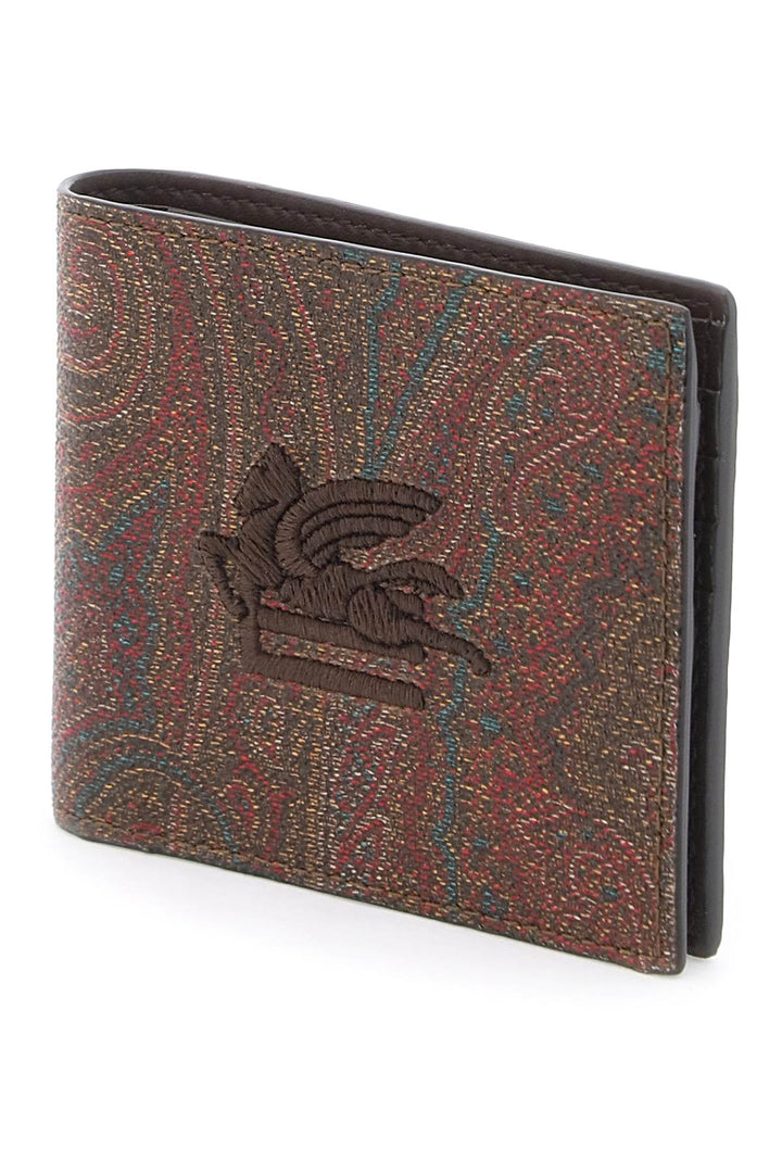 Portafoglio Bifold Paisley Con Logo Pegaso - Etro - Donna