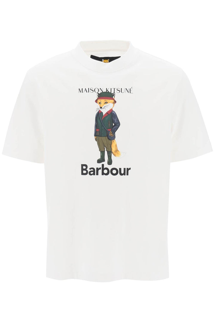 T Shirt Girocollo Fox Beaufort Maison Kitsuné - Barbour - Uomo