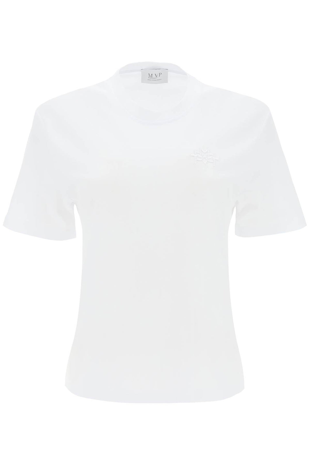 T Shirt Con Ricamo Logo Tono Su Tono - Mvp Wardrobe - Donna