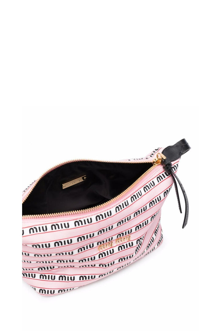 Mini Borsa con Stampa Logo Rosa