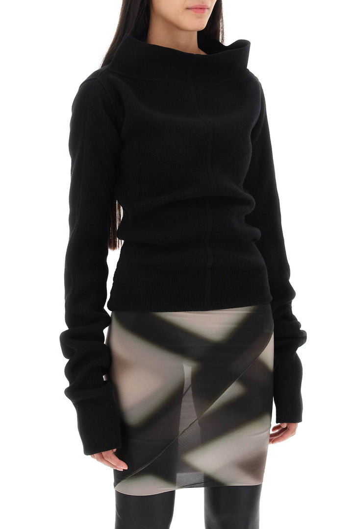 Pullover In Cashmere Con Collo Ad Anello - Rick Owens - Donna