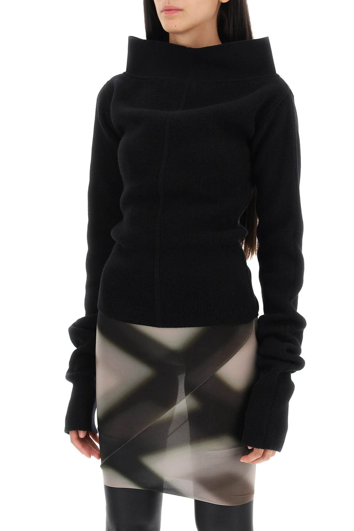 Pullover In Cashmere Con Collo Ad Anello - Rick Owens - Donna