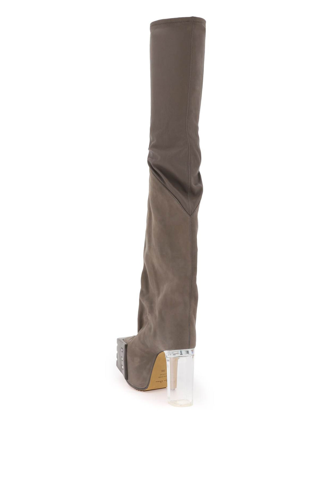 Stivali Alti Oblique Con Platform - Rick Owens - Donna