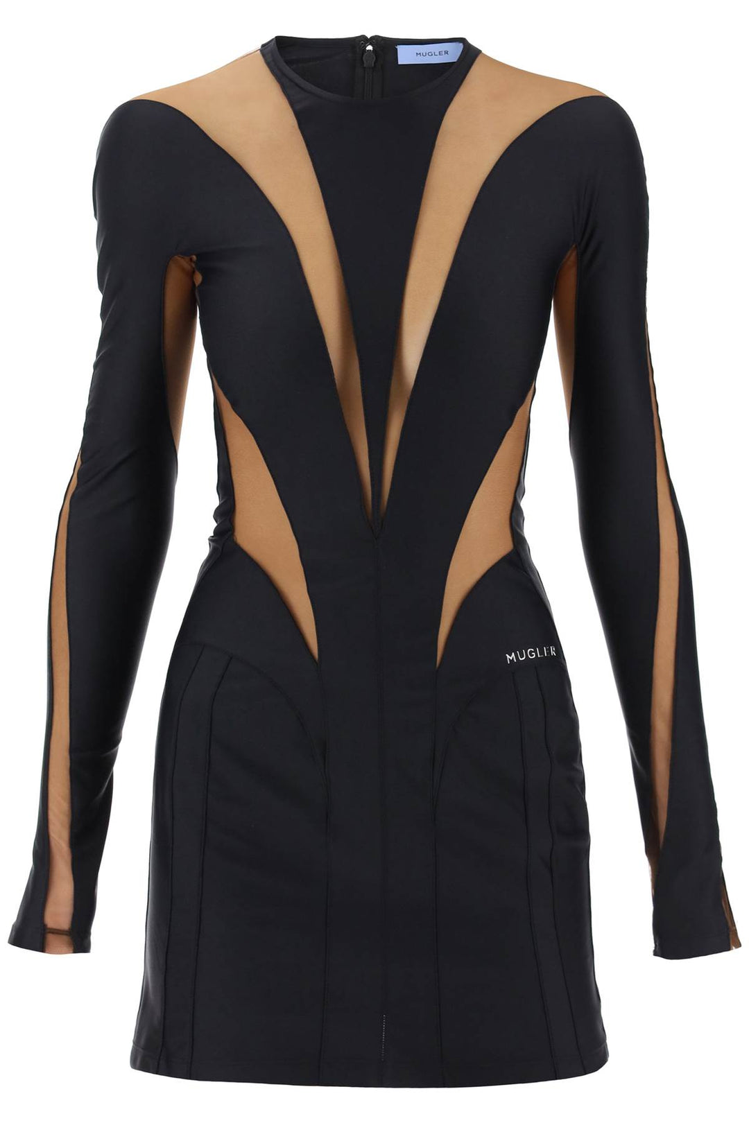 Miniabito Manica Lunga Illusion - Mugler - Donna