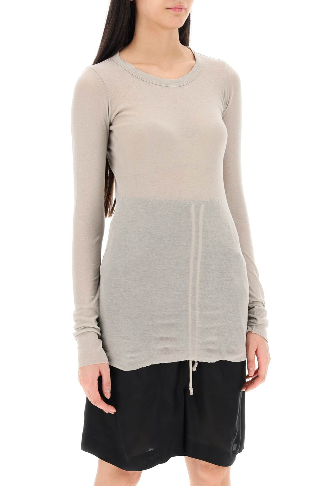 T Shirt A Maniche Lunghe - Rick Owens - Donna