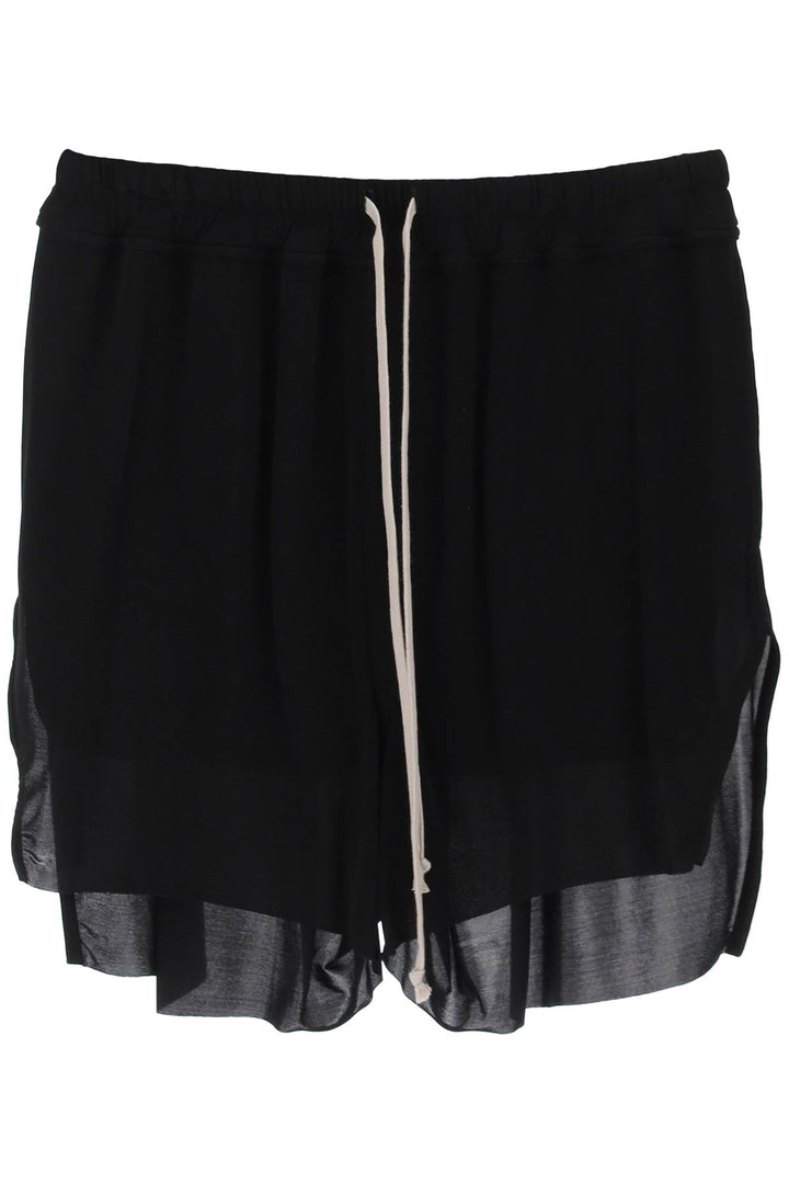 Shorts Sportivi In Cupro - Rick Owens - Donna