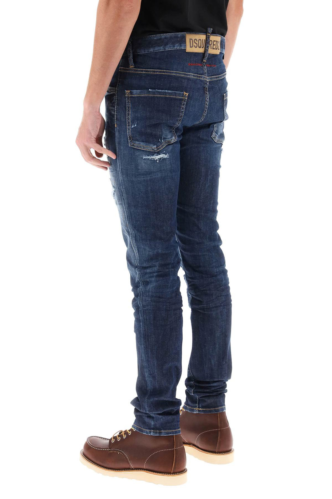 Jeans Cool Guy In Dark Ripped Wash - Dsquared2 - Uomo