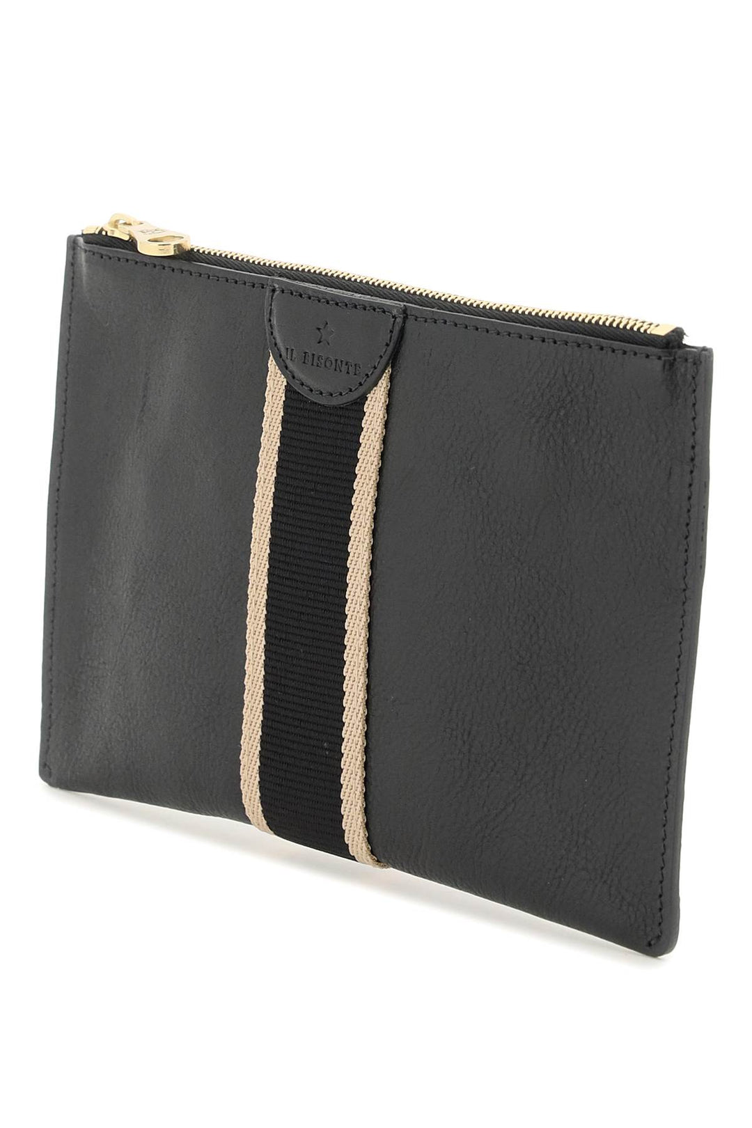 Pouch In Pelle Con Nastro - Il Bisonte - Donna