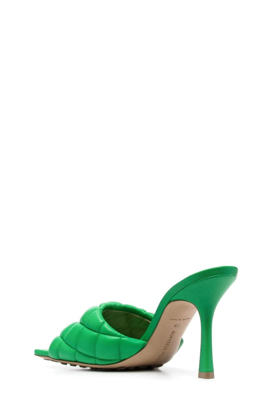 Sandali Padded in Pelle Verde