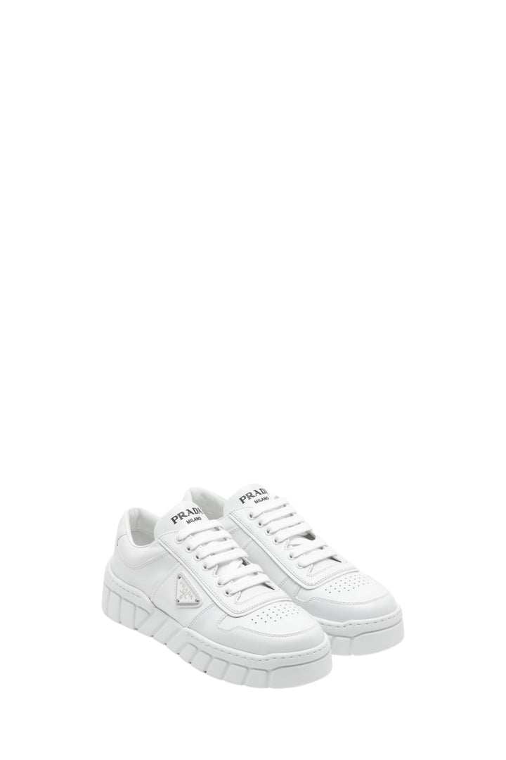 Sneaker Bassa in Pelle Bianca