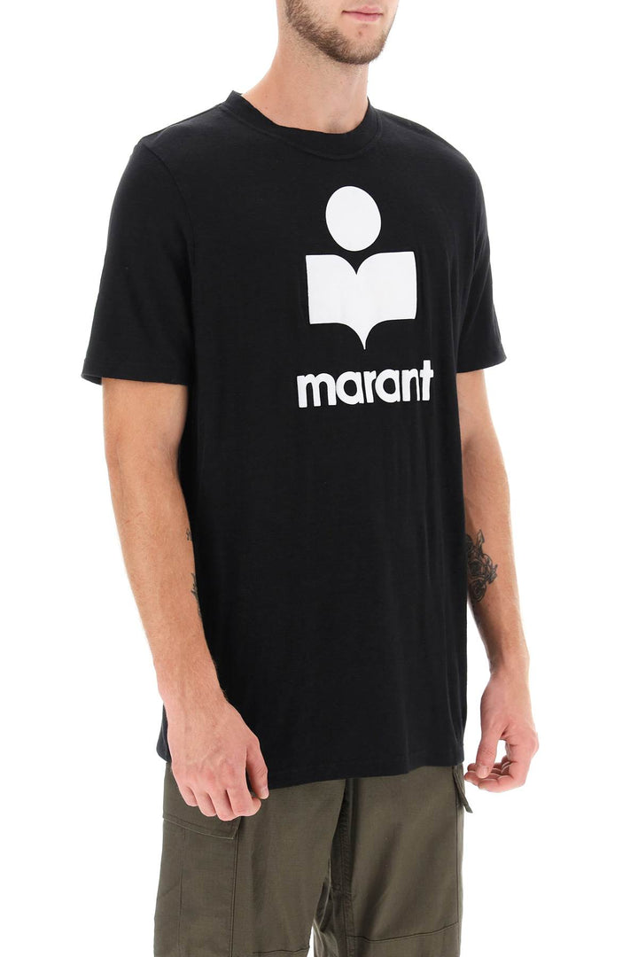 T Shirt Logo 'Karman' In Lino - Marant - Uomo