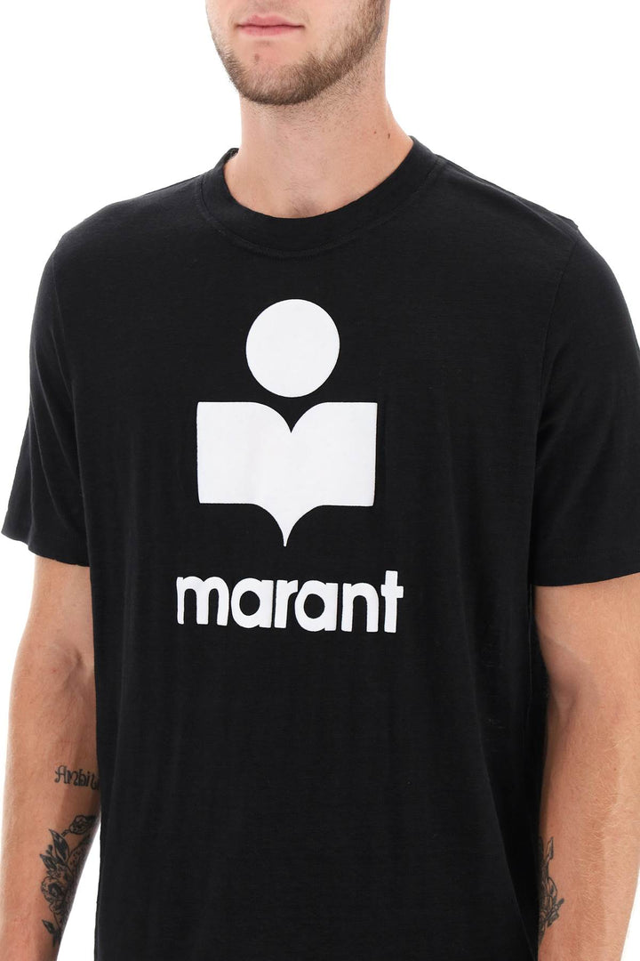 T Shirt Logo 'Karman' In Lino - Marant - Uomo