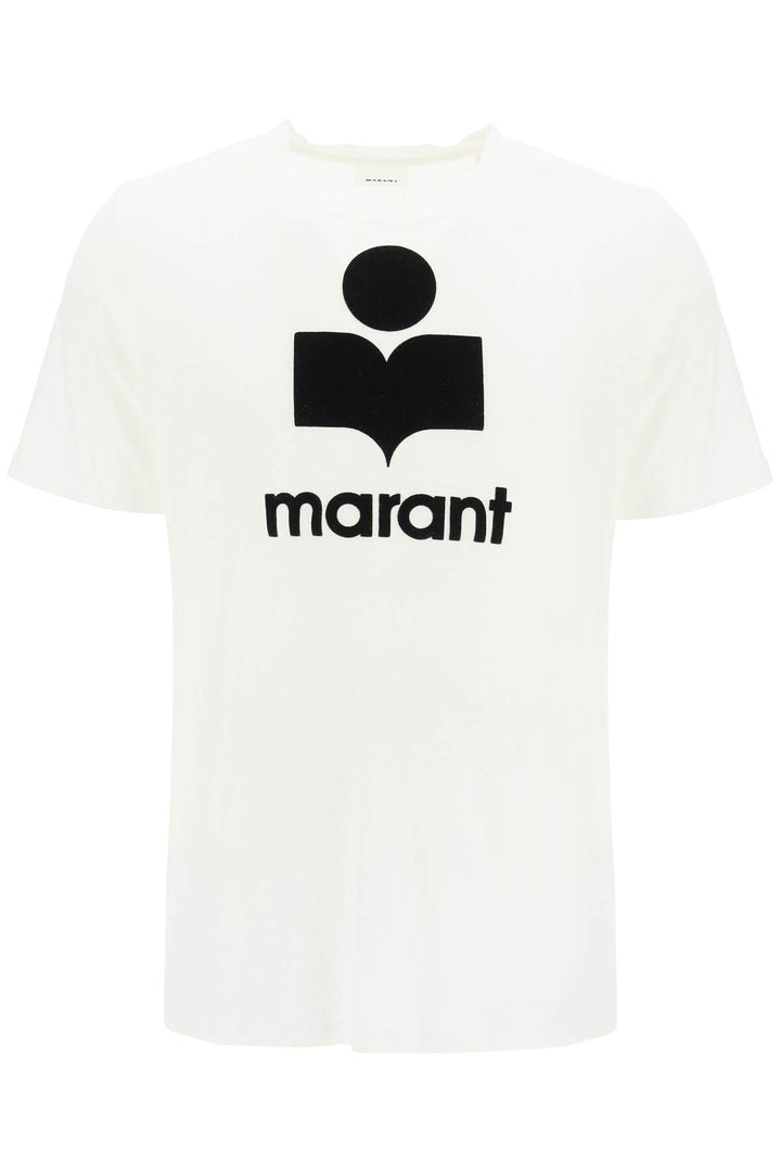 T Shirt Logo 'Karman' In Lino - Marant - Uomo