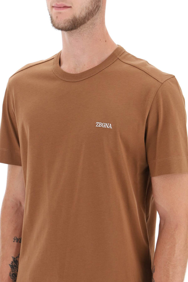 T Shirt Logo - Zegna - Uomo