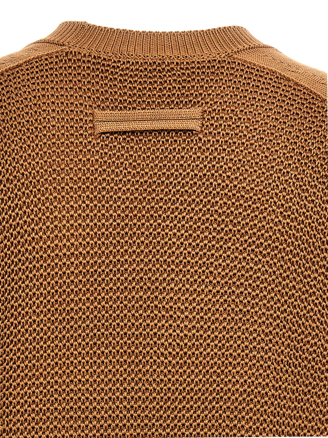 Waffle Stitch Sweater Maglioni Beige