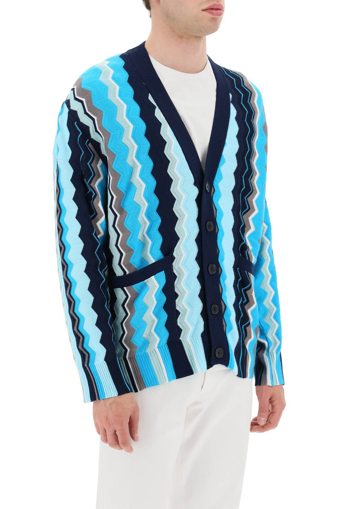 Cardigan A Fantasia - Missoni - Uomo