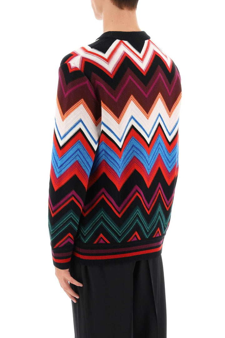 Pullover Chevron In Lana E Cotone - Missoni - Uomo