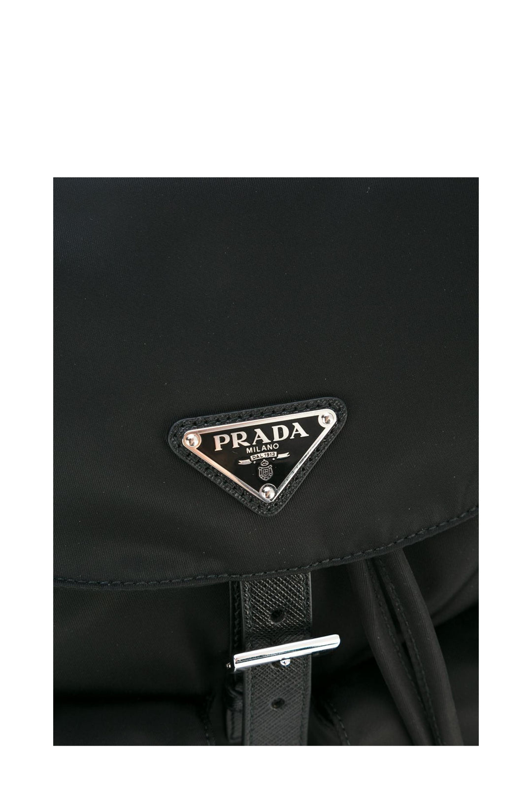 Zaino in Nylon Nero con Logo